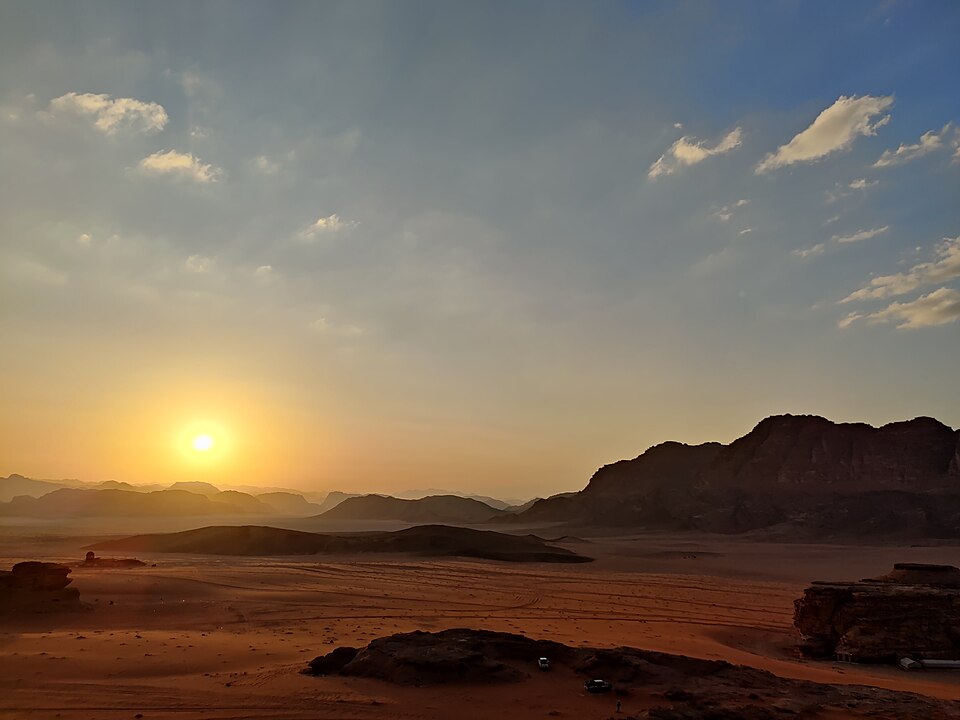 جولة جمال وقت الغروب - وادي رم